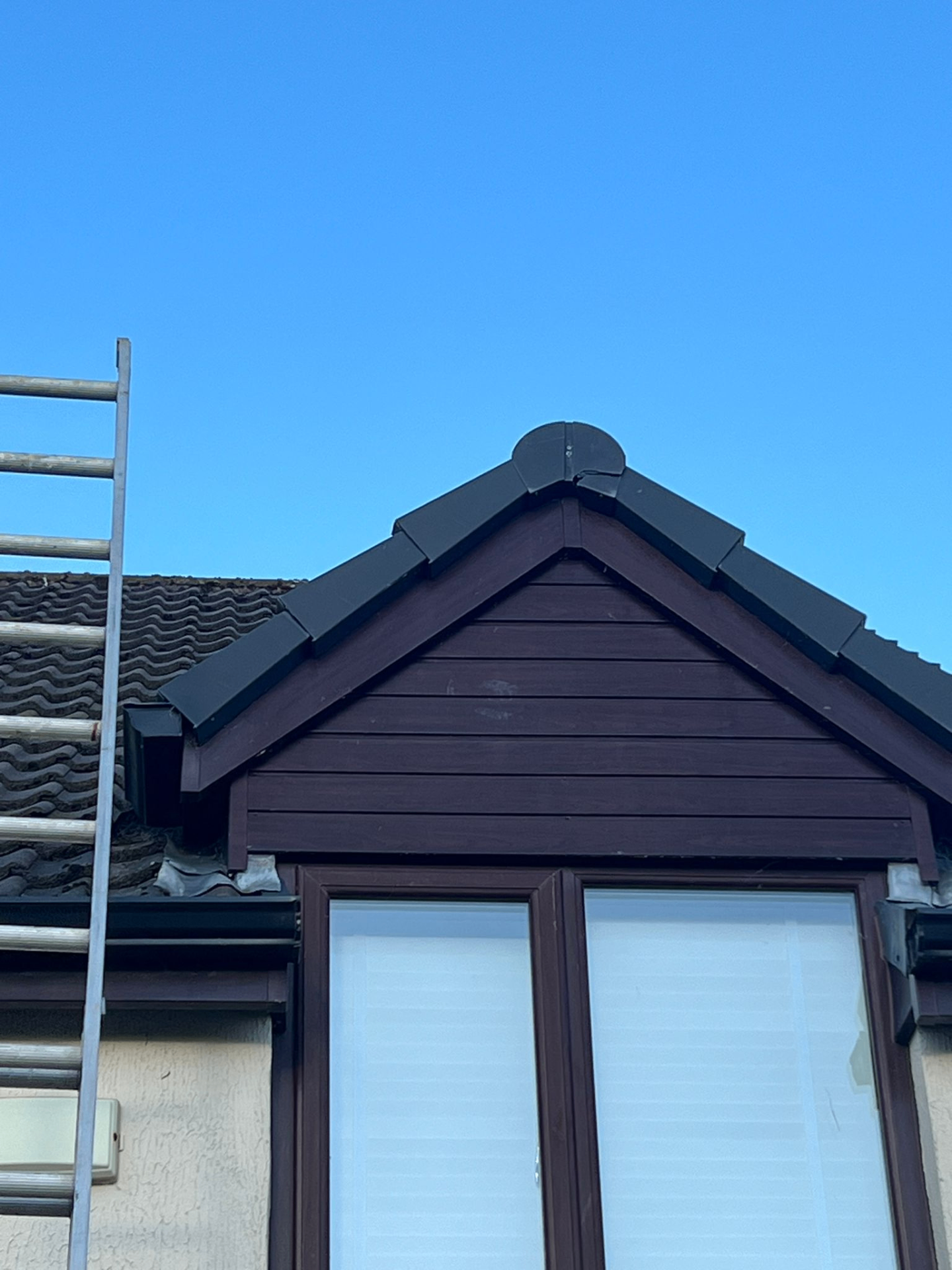 Roof repair work on a Manchester property